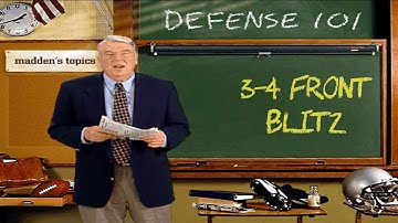 Madden 101 Defense - 3-4 Front Blitz