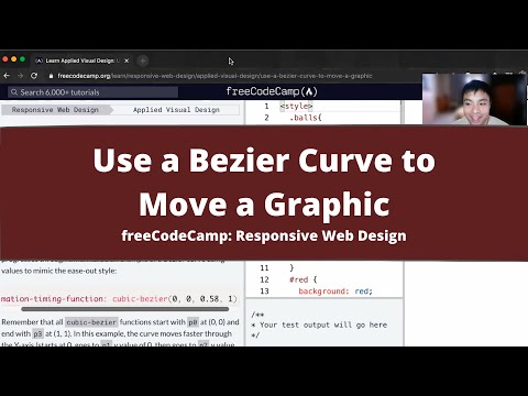 Use a Bezier Curve to Move a Graphic (Applied Visual Design) freeCodeCamp tutorial