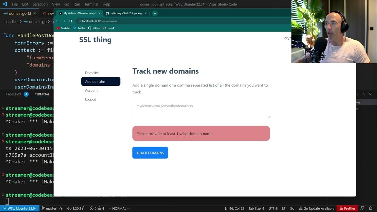 How i refactor code in my full stack golang project youtube