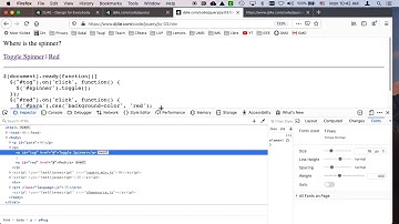 Walking through the DJ4E jQuery events sample code
