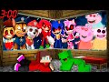 Scary Peppa Pig EXE, PAW PATROL, SONIC Attacked JJ and Mikey Security House in Minecraft Maizen