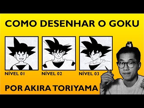 Dragon Ball  Akira Toriyama desenha Goku em vídeo - NerdBunker