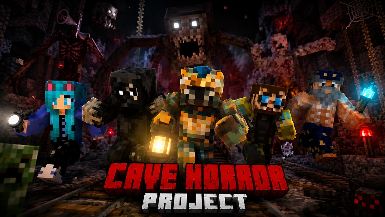 I ACCIDENTALLY ADDED TOO MANY HORROR MODS | Part 1 | Cave Horror Project