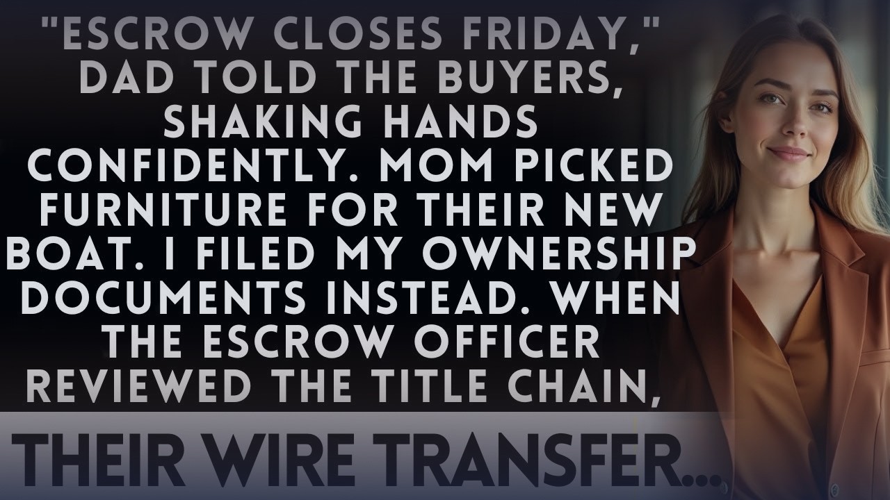 Parents Scheduled Closing On My Rental Property — Then The Escrow Company Discovered...