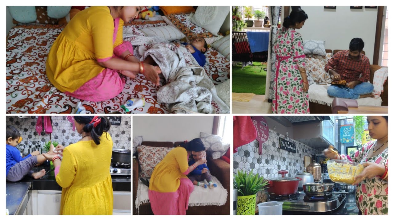 Riu ଆଉ ପତିଦେବ ଦିଜଣ ଙ୍କ ଦେହ ଖରାପ,ଏକୁଟିଆ ସବୁ handle କରିବା ବହୁତ୍ କଷ୍ଟ 🥺ଛୁଆଙ୍କ ଥଣ୍ଡା ଜର ପାଇଁHomeRemedie