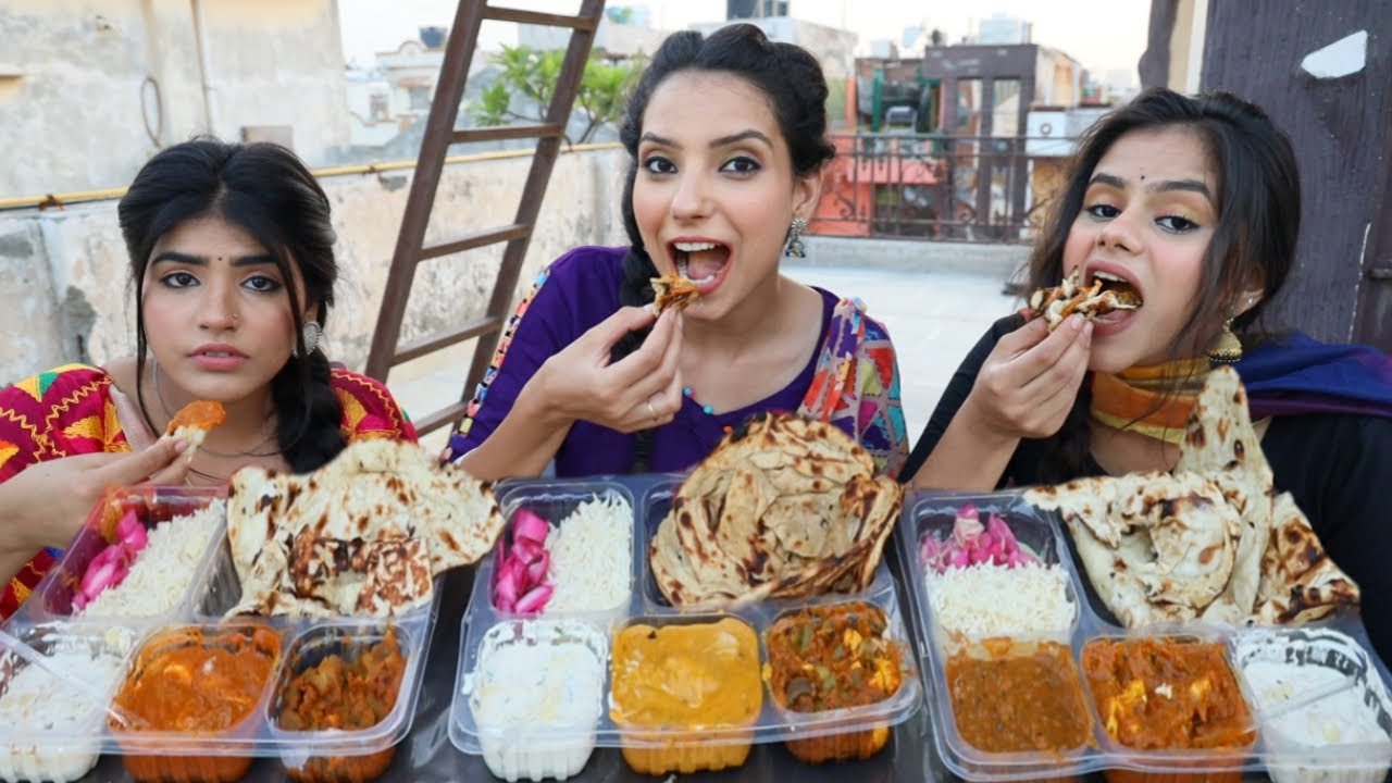 Biggest Punjabi Thali in Punjabi Look Eating Challenge | Biggest Thali  Competition | Food Challenge - YouTube