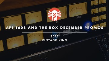 API 1608 And The Box 2017 Year End Promos