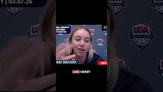 Paige Bueckers is excited to play with Chelsea Gray instead of against with the USABWNT