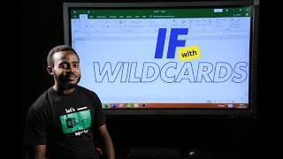 Write an IF function using wildcards and approximate search