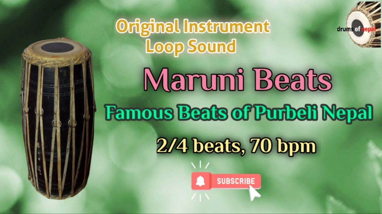 Loop sound  || Maruni || Famous Beats of Purbeli Nepal || 2/4 Beats, 70 bpm