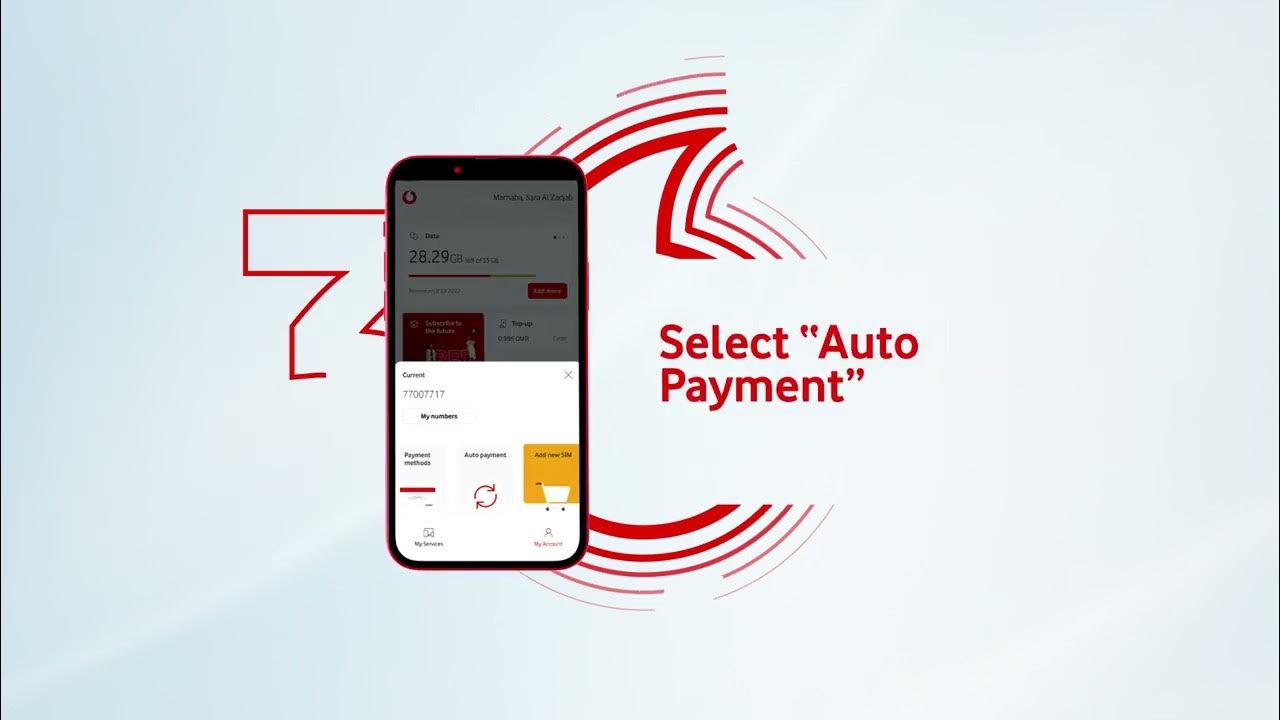 Renew your Plan Automatically with Vodafone YouTube