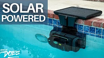 No Cords, No Charging?! Wybot S2 Solar Pool Vacuum in Action