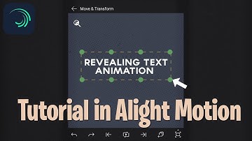 Smooth Revealing Text Animation in Alight Motion | Easy Tutorial