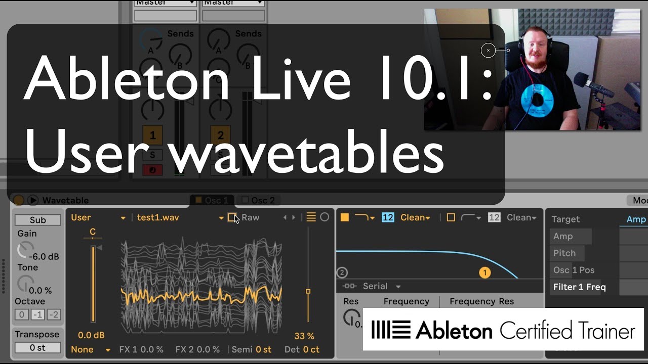 Ableton Live 10.1: user wavetable import - YouTube