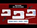Das ist die Juki DX3, DX5, DX7 mit allen Funktionen!