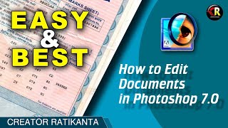 how to edit document in photoshop - photoshop me document edit kaise kare - how to edit in photoshop by Creator Ratikanta 11,976 views 1 year ago 15 minutes