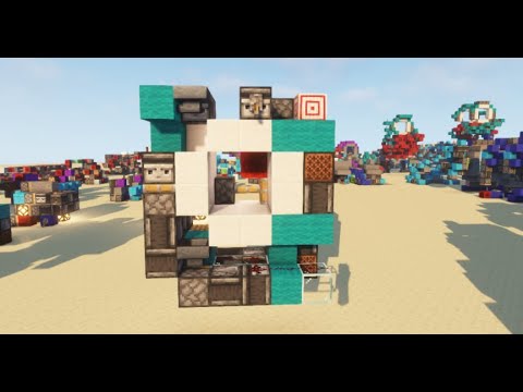 Fast 126 Block Quacon Door | Redstone Tutorial