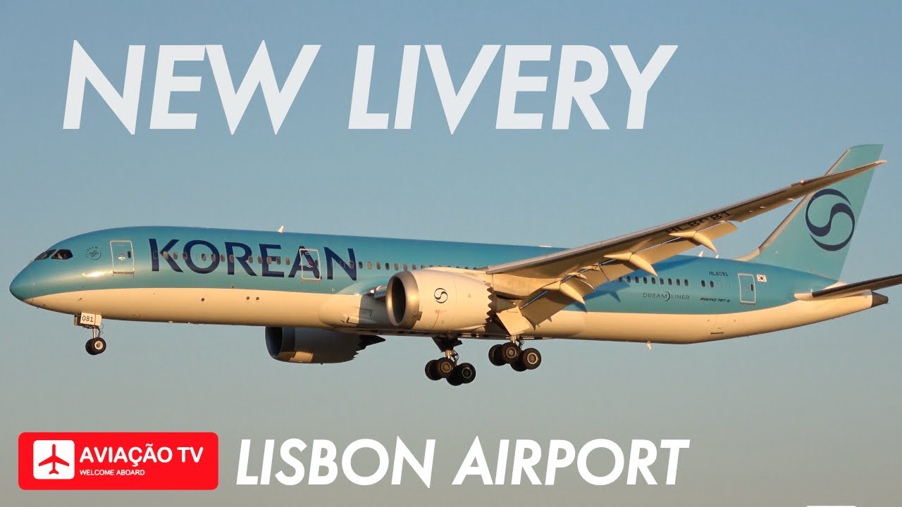 Korean Air New Livery HL8081 • Boeing 787-9 Dreamliner • HL8081