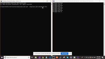 Demo : chat app  using NATS server