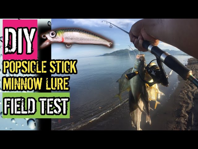 EP.2//MAKING MINNOW LURE USING POPSICLE STICKS//FOILING & COLORING