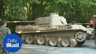 84-year-old German man convicted after keeping WW2 tank in basement