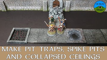 Crafting Heroquest Inspired Traps for Dungeons and Dragons Dungeon Tile Terrain