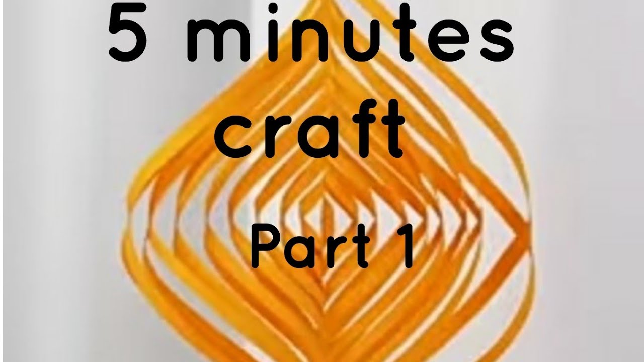 5 minutes craft - YouTube