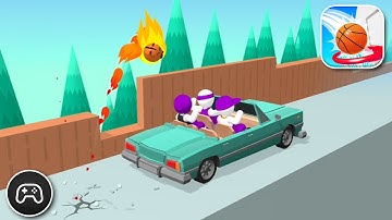 Bounce Dunk - Gameplay Walkthrough Part 34 - Racing Game Levels 112-114 (iOS, Android)