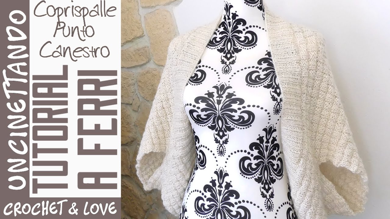 Учебник по вязанию жакета с 1 прямоугольником