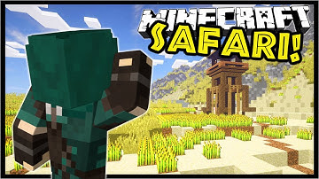 Minecraft SAFARI! | HEART OF AFRICA! | Custom Map Adventure Part 1