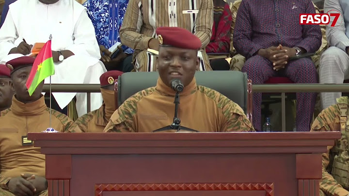 Le discours du Capitaine Ibrahim Traoré face aux Forces vives