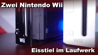 Zwei Nintendo Wii: Eisstiel im Laufwerk