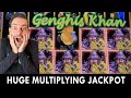 HUGE MULTIPLYING JACKPOT on Dragon Link @Brian Christopher Slots at Plaza