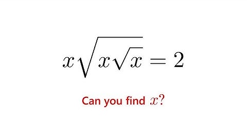 Can You Solve This Math Olympiad Square Root Problem?