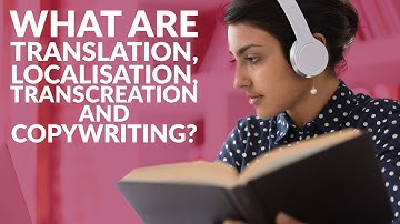 What are translation, localisation, transcreation and copywriting? | Need-to-know