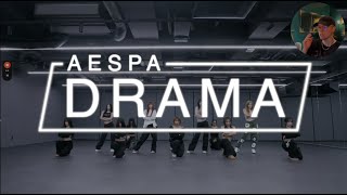 DANCE CHOREOGRAPHER REACTS - aespa 에스파 'Drama' Dance Practice + Performance Video