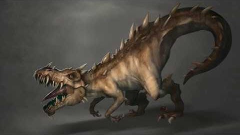 Howler Raptor - Creature Design Procreate Timelapse