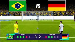 BRAZIL VS GERMANY ! NEYMAR VS NEUER🤯 ! PENALTY SHOOTOUT