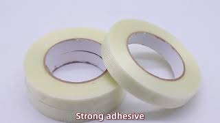 1 Inch Width Fiberglass Self Adhesive Mesh Tape For Pu Sealing Strip And Firestrip