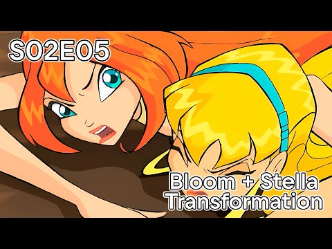 Winx Club: ST | Season 2 Episode 5 — Bloom + Stella transformation 4K