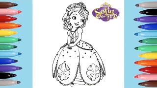 Princess Sofia The First Coloring Page Sofia The First