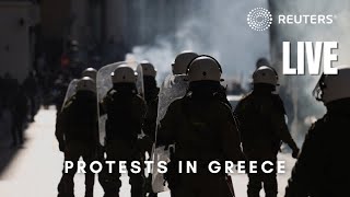 LIVE: Protests in Greece over deadly train crash