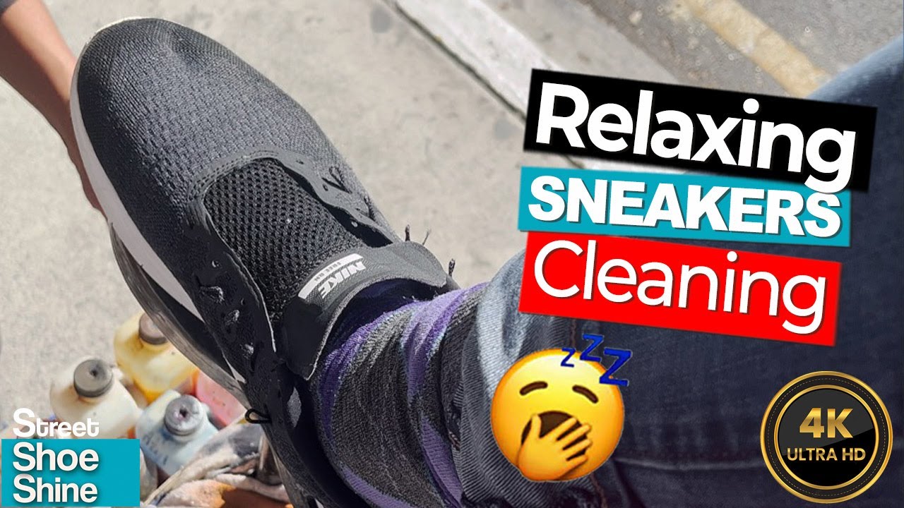 😴😴ASMR Sneakers Cleaning 😴😴 Special ASMR PERSONAL Attention sleep 