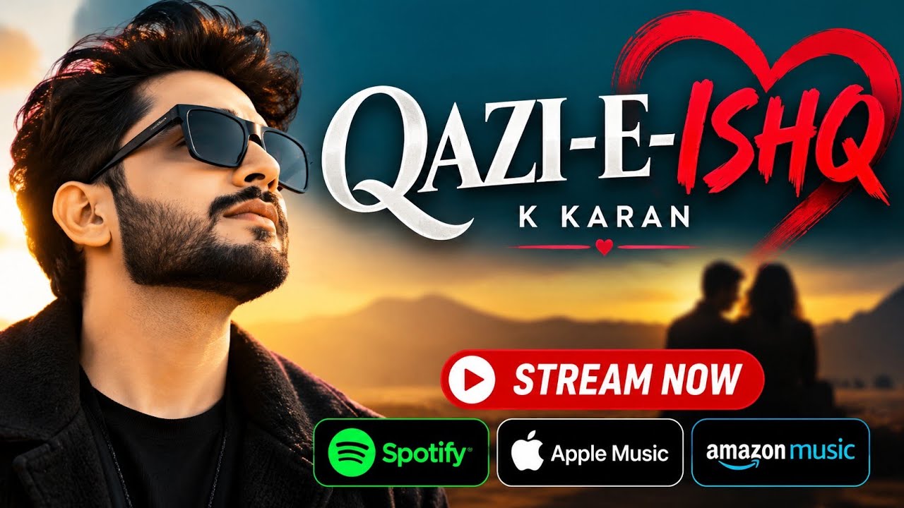 कभी इश्क़ को अल्फ़ाज़ मिल जाएं, तो बनता है “QAZI-E-ISHQ” ❤️🎶