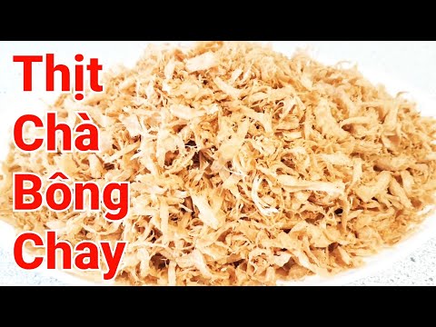 Video Cách Làm Thịt Chà Bông Chay, Vegetarian Meat Scrub - youtube