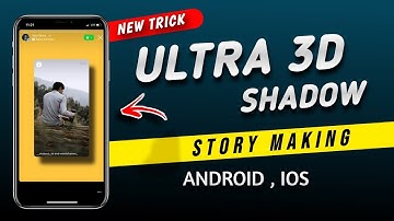 3D EFFECT INSTAGRAM STORY MAKING | 3D SHADOW INSTGARAM STORY MAKING | EDGE CURVE INSTAGRAM STORY