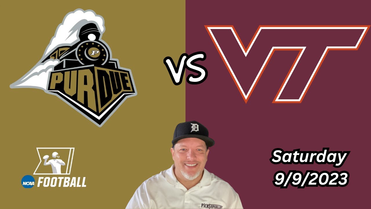 Purdue Virginia Tech Saturday 9/9/23 NCAAF Picks and Predictions