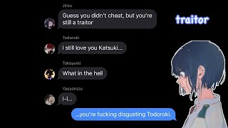 Traitor || TodoBaku/MomoJirou || BNHA Lyric Prank (not rlly a prank)