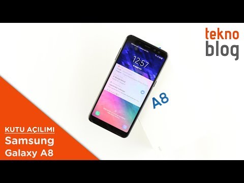 Samsung Galaxy A8 Kutusundan Çıkıyor