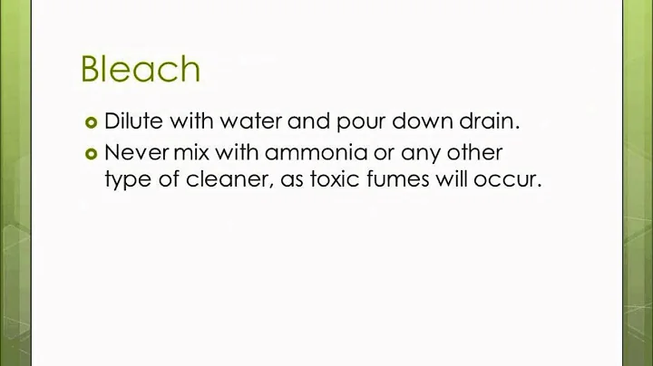 Proper Disposal of Household Chemicals